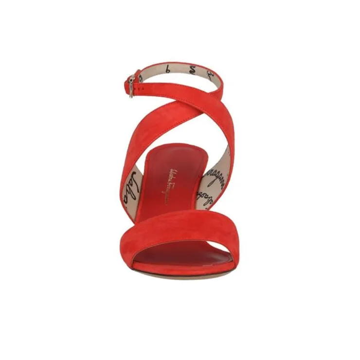 FERRAGAMO Salvatore One Strap Sandals Women's Orange-3