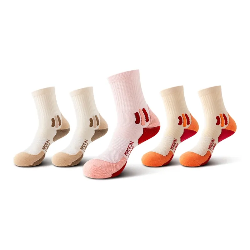 LUOLIAN Mid Calf Socks Women's 5 Pack-12