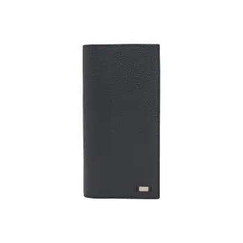 BALLY Cow Leather Coin Purses Wallets Men's Black