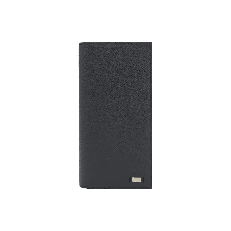 BALLY Cow Leather Coin Purses Wallets Men's Black-0