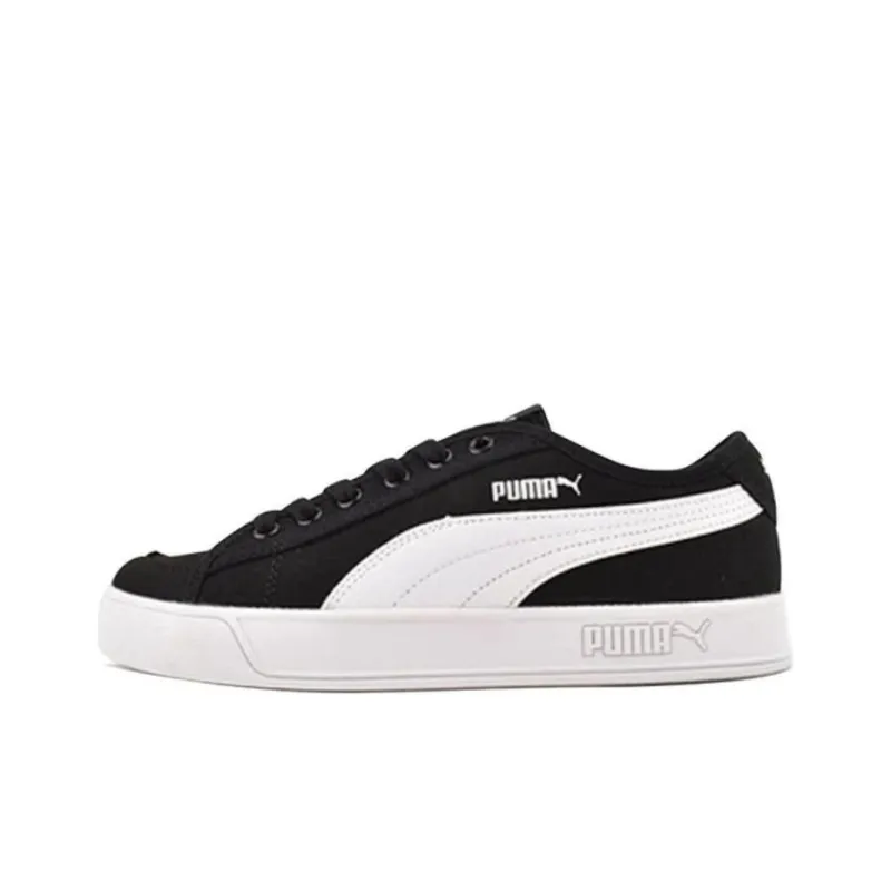 PUMA Smash V2 Vulc Cv 'Black White'-0