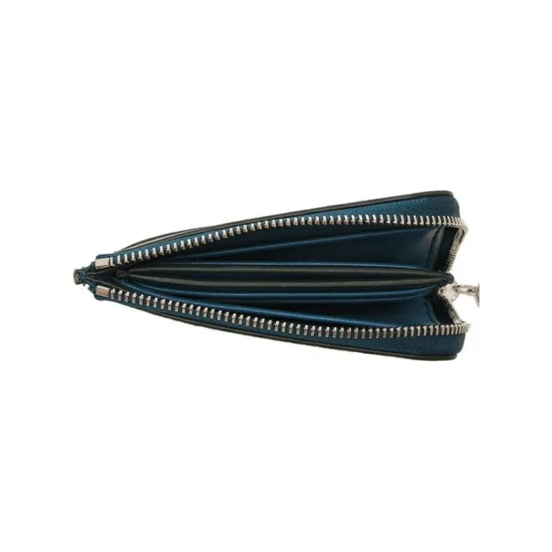 Stella McCartney Recycled Polyester Card Holder, Wallet Women's Dark Green-3