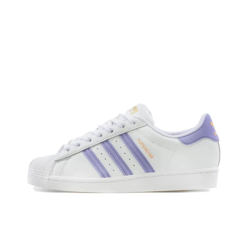 Adidas Superstar White Light Purple-0