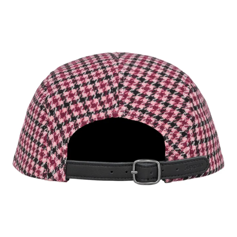 Supreme Houndstooth Wool Camp Cap-1