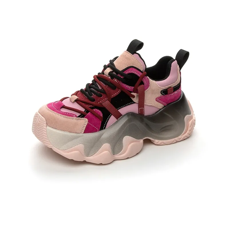 CHOVO Low-Top Chunky Sneakers Women's-1