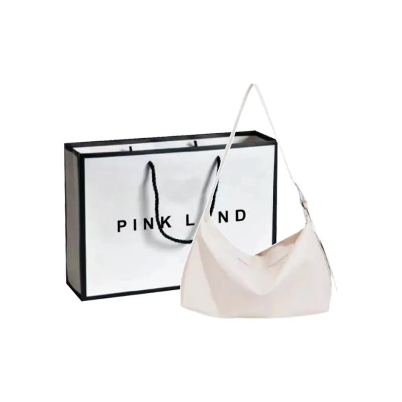 PINK·LAND PU Shoulder Bag Crossbody Bag Regular Women's Yellow/White/Black-5