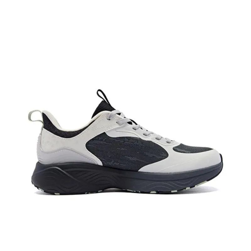 QIAODAN Streamer 4.0 Shock Absorbers Low Top Running Shoes Women's Black Gray-1