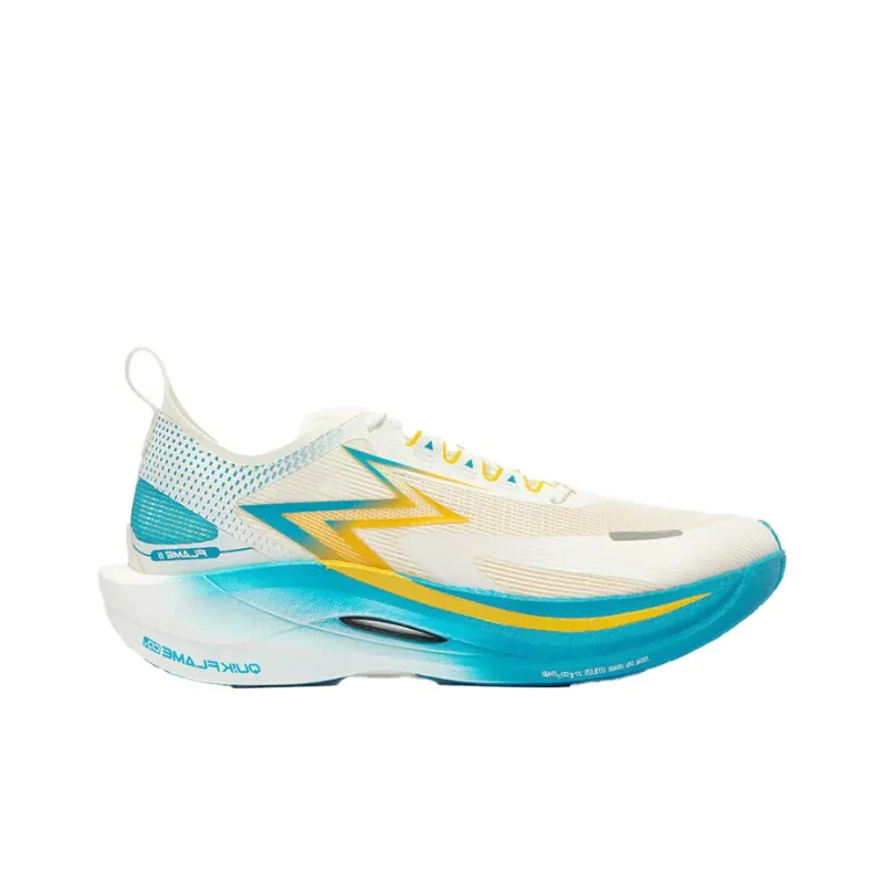 361° Fly Burn 2.5 Cushioning Wear Resistant Low Top Running Shoes Men's Blue White-1