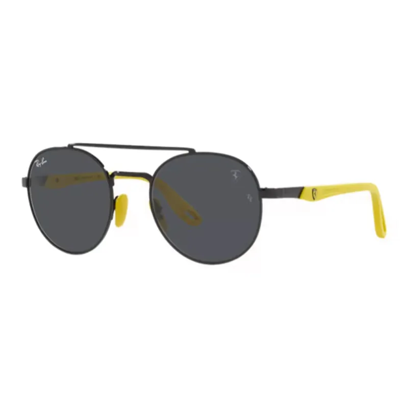 RayBan Metal Round Sunglasses Unisex Black-0