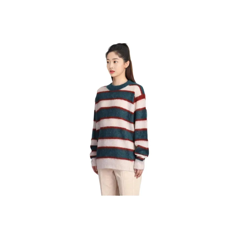 ISABEL MARANT Drussell Striped Crewneck Jumper-1
