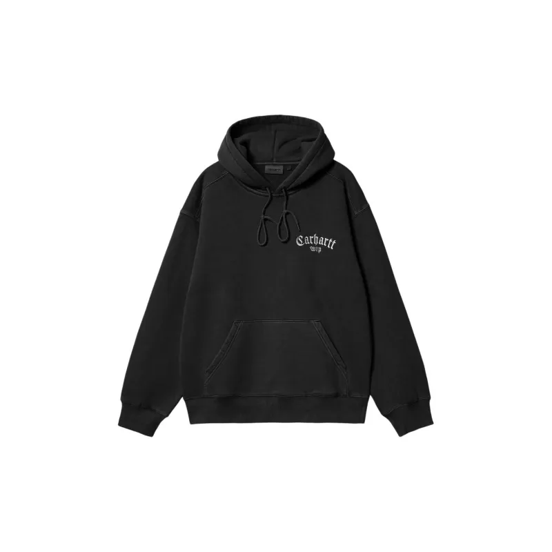 Carhartt WIP Logo Embroidered Drawstring Hoodie-1