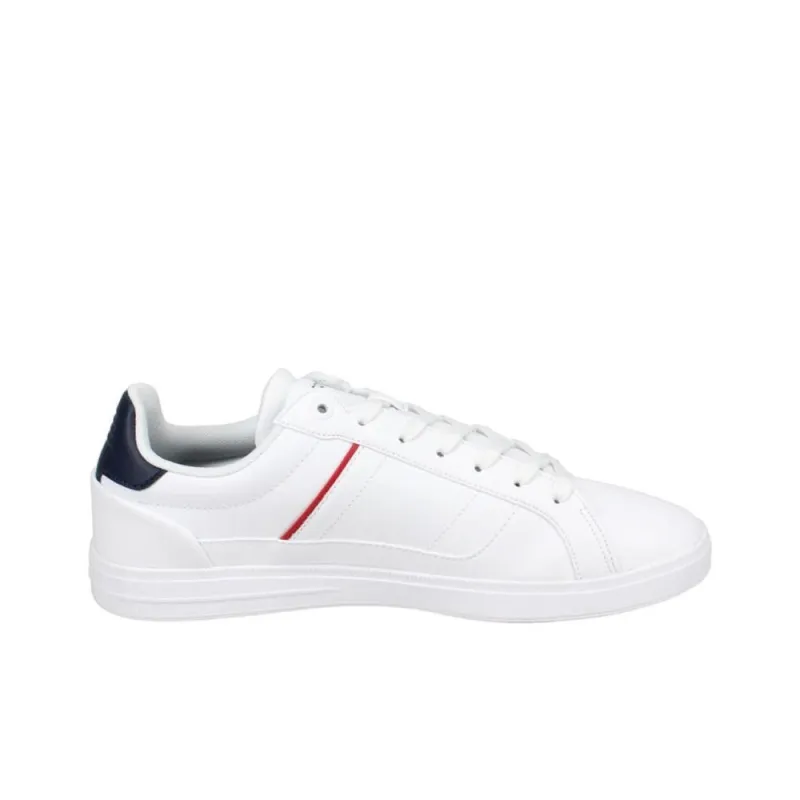 LACOSTE Low Top Skateboard Shoes Men's White-1