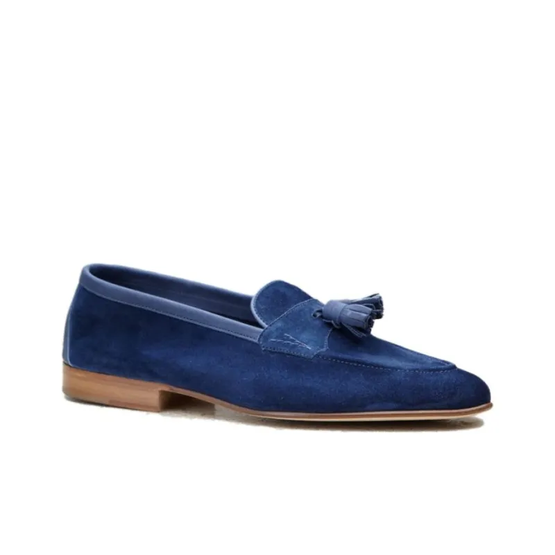 Edward Green Loafers Men's Blue-2