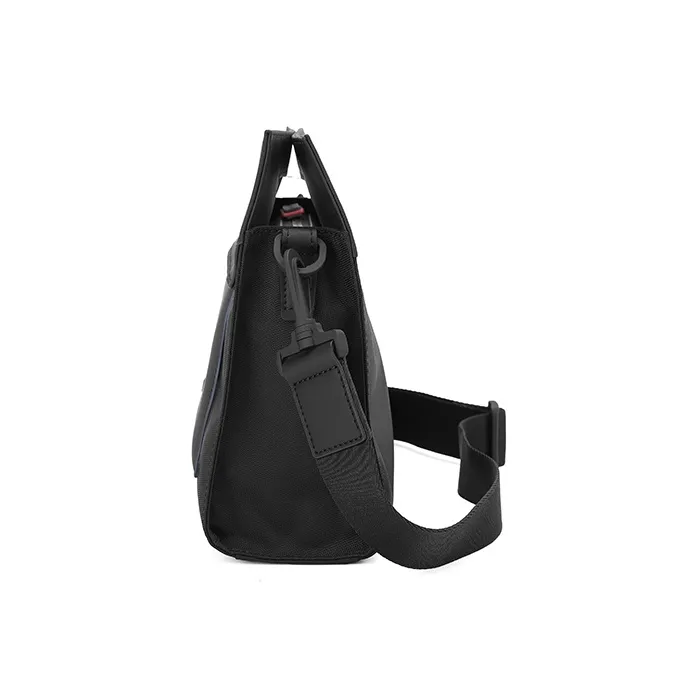 PIERRE CARDIN Ballistic Nylon Commute Versatile Men's Shoulder Bag Handbag Unisex Black-3