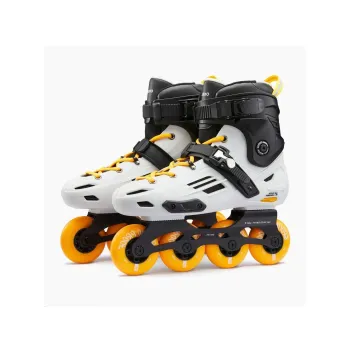 DECATHLON Inline Skates Unisex White Black Yellow