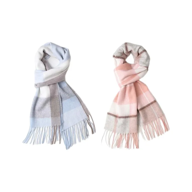 ACUC Pure Wool Knit Scarves Unisex-7