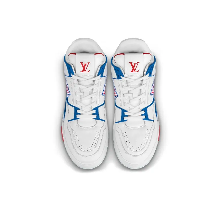LOUIS VUITTON LV Trainer Red White Blue FW20-3