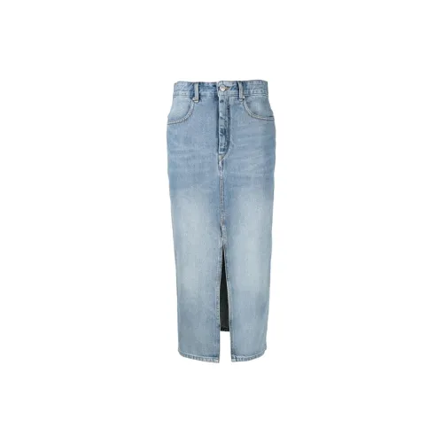 ISABEL MARANT Denim Long Skirts Women's Blue