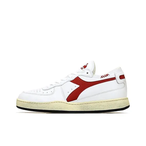 diadora Mi Basket Row Cut 'White Garnet'