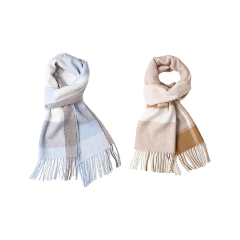 ACUC Pure Wool Knit Scarves Unisex-9