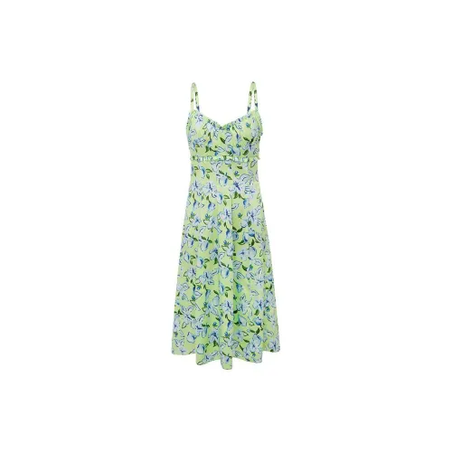 D'zzit Slip Dresses Women's Green