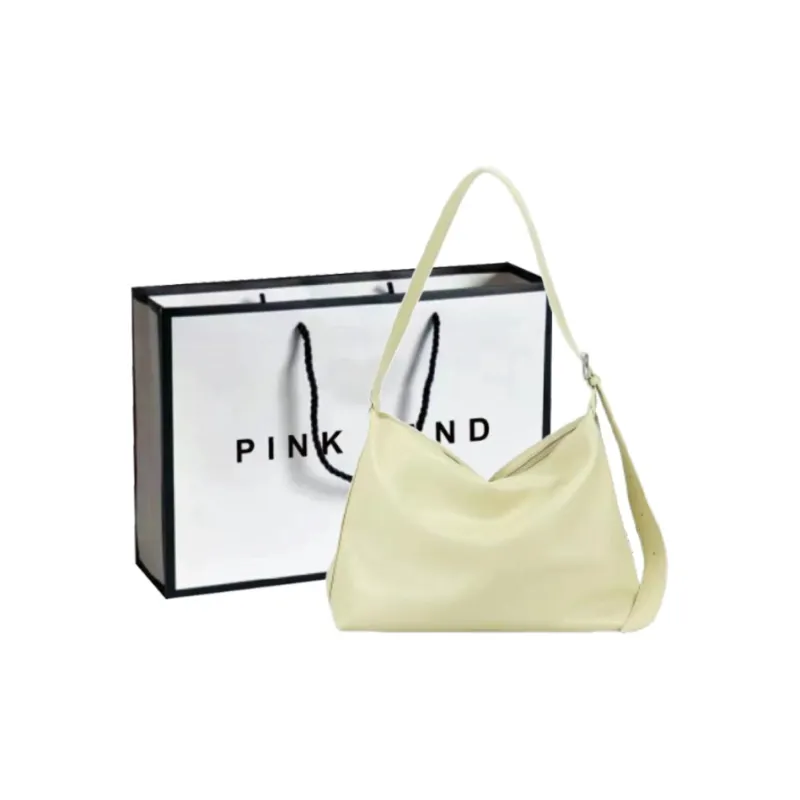 PINK·LAND PU Shoulder Bag Crossbody Bag Regular Women's Yellow/White/Black-0