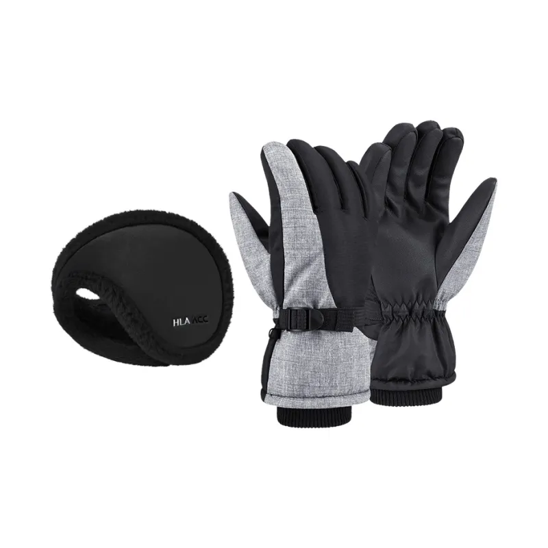 HLA Polyester Sports Gloves Men's-3