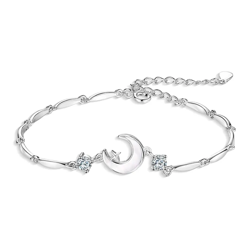 MISS TOOYA S925 Silver Bracelets Women's-0