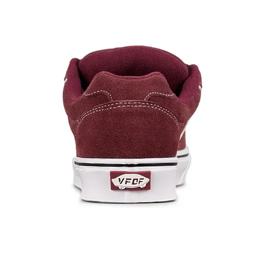 VFDF Puffy Shoes Coverage Anti Slip And Wear Resistant Low Top Skateboard Shoes Unisex Burgundy-4