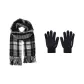 Black Scarf+Gloves