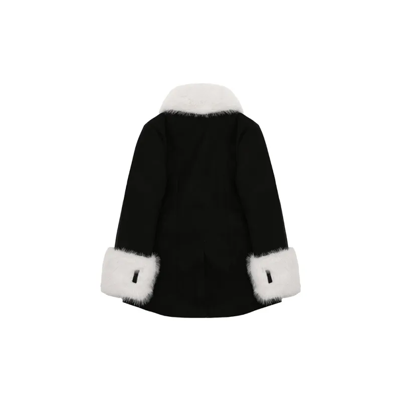 SUNSUNTOWN Coats Women's Refined Black-1