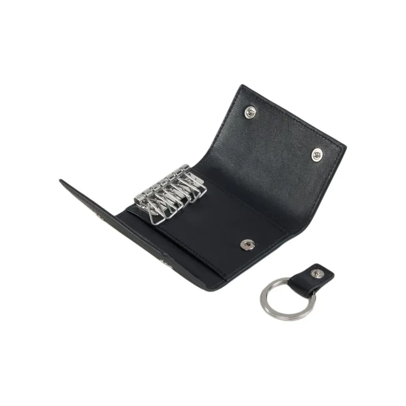 MARNI Calfskin Key Pouch Men's Black-2