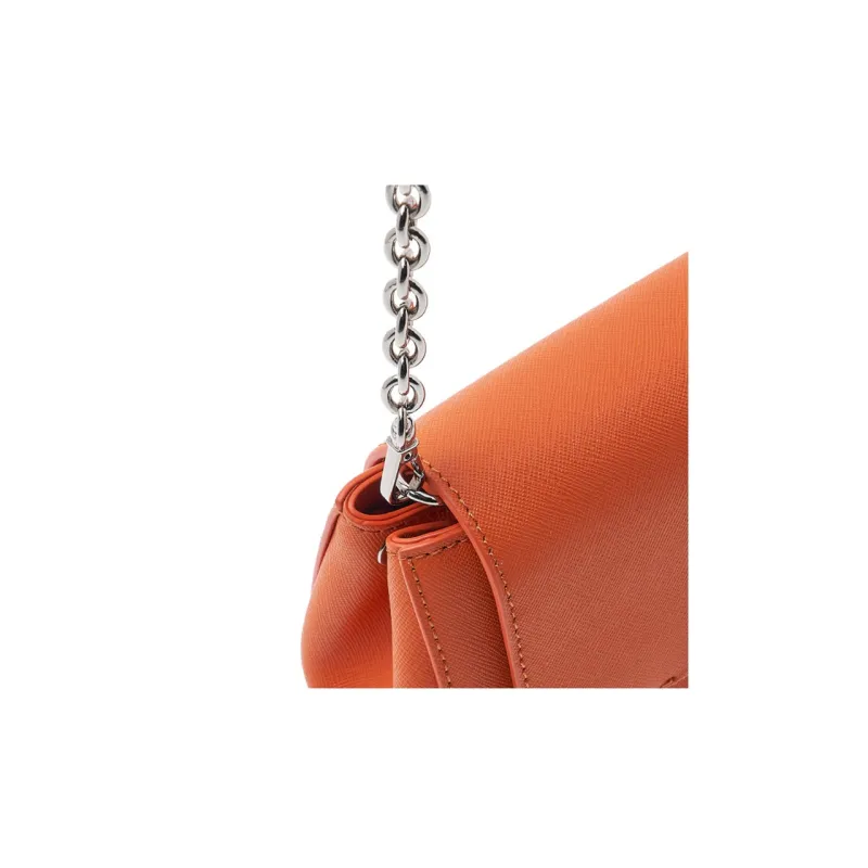 Vivienne Westwood Cow Leather Crossbody Bag Shoulder Bag Set Women's Orange-7