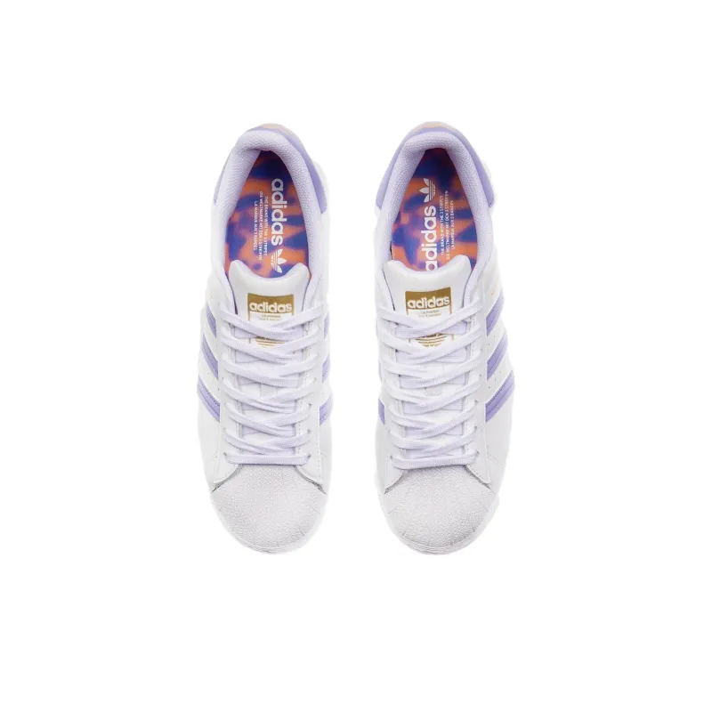 Adidas Superstar White Light Purple-3
