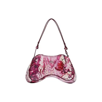 DIESEL Polyurethane Handbag Shoulder Bag Women's Purple