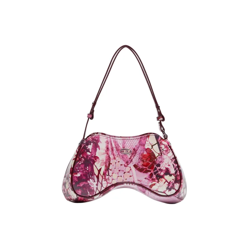 DIESEL Polyurethane Handbag Shoulder Bag Women's Purple-0