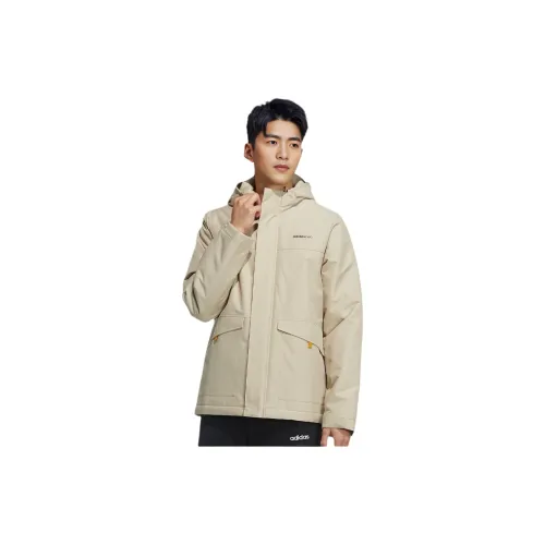 Adidas Neo Puffer Jackets Men Beige