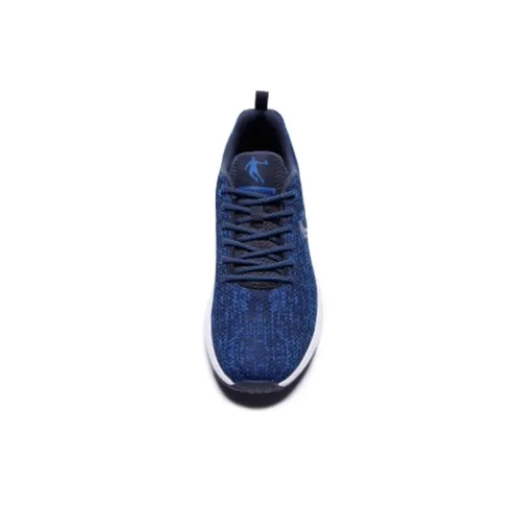 QIAODAN Anti Slip Wear Resistant Low Top Running Shoes Men's Teal-3