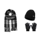 Black Scarf+Black Hats & Caps+Gloves