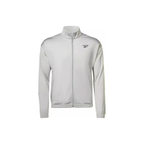 Reebok RI VECTOR KNIT TRACKTOP Jackets Coats Men's Light Gray