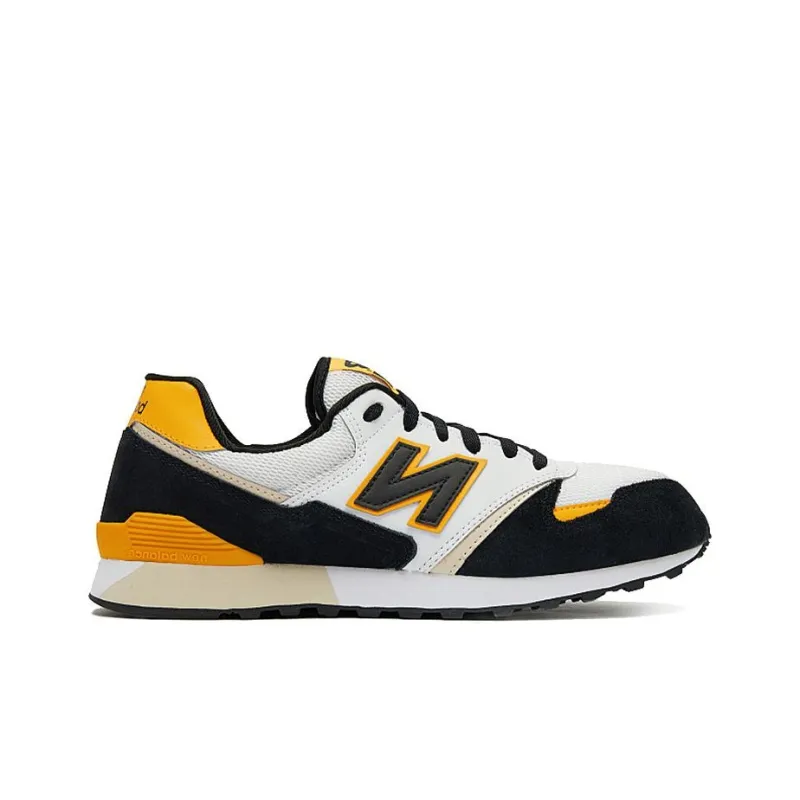 New Balance 446 Series Black White Yellow-1