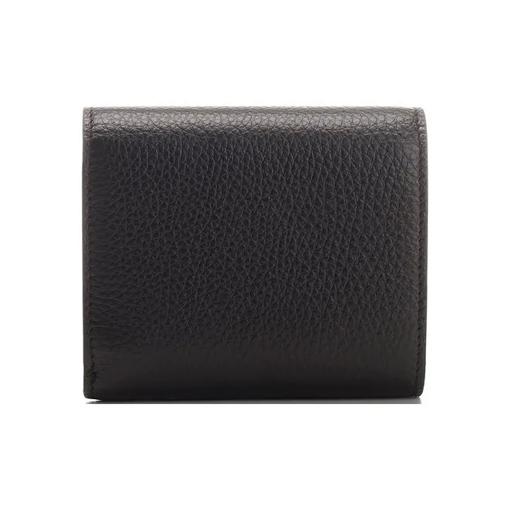 Valentino VLogo Plaque Foldover Top Wallet-2