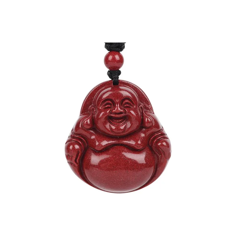 Phoenix Temple Jewelry Reconstructed Cinnabar Jade Necklaces Unisex-0