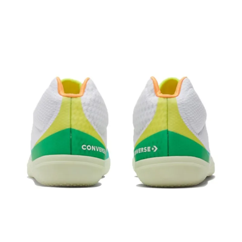 Converse All Star Bb Evo Hi Vis White Green Glow-4