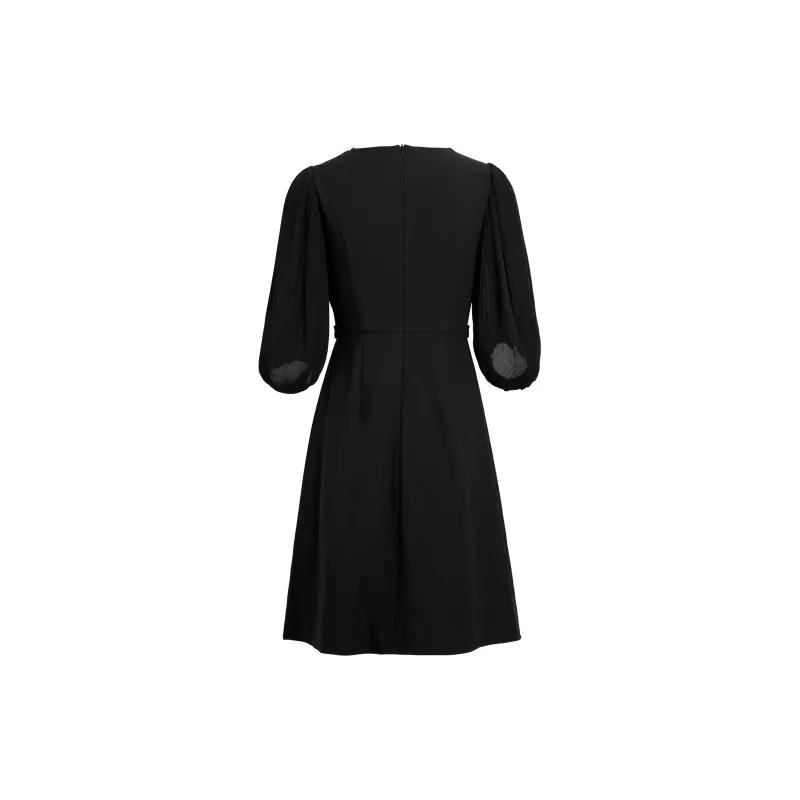 AUI Short Sleeved Dress Women's Black-1