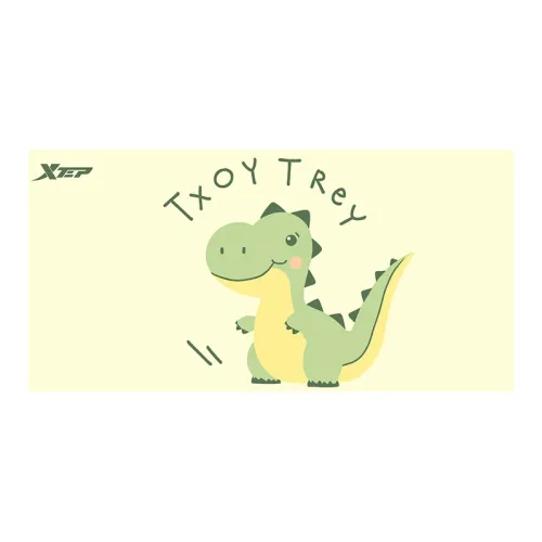 XTEP Letter Cartoon Tyrannosaurus Rex Bath Towel Quick Dry Absorbent Kids'