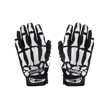 GXT Riding Equipment Cycling Glove Outdoor Unisex Polyester White Multicolor Green