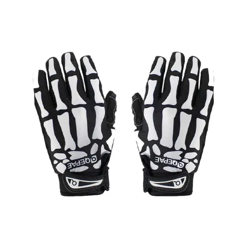 GXT Riding Equipment Cycling Glove Outdoor Unisex Polyester White Multicolor Green
