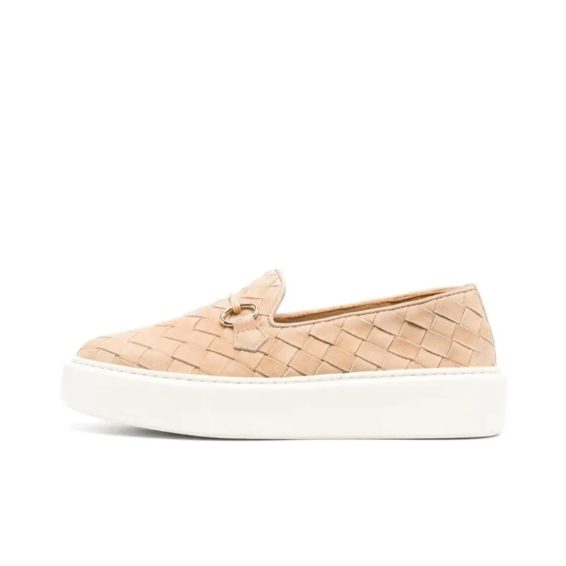 Henderson Baracco Tina Braided Suede Loafers Women's-0