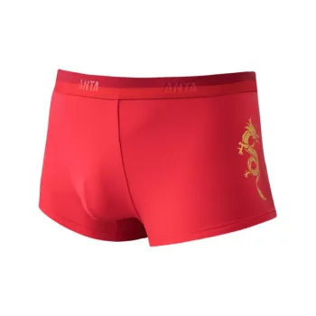 Anta Life Collection Underpants Men's 1 Pack Red Dragon Gilded